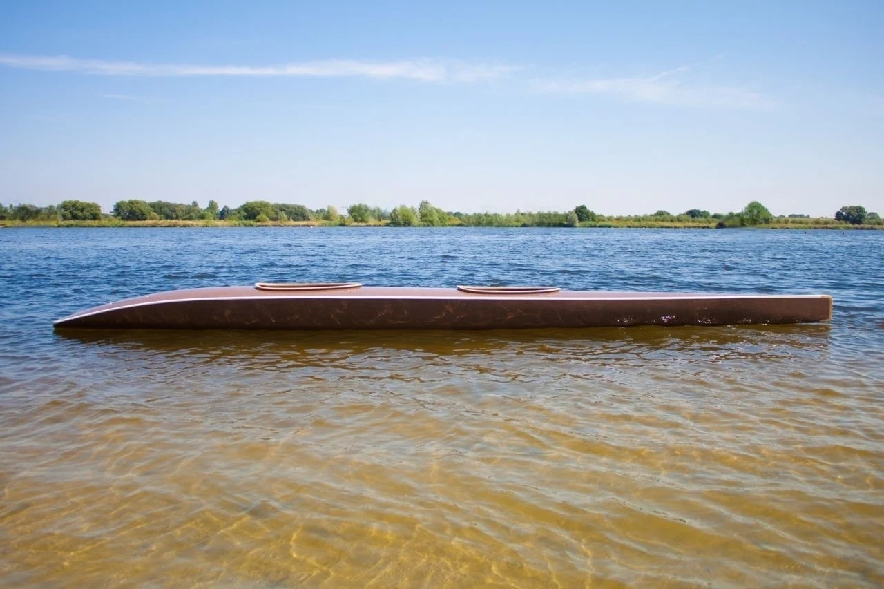 Friedrich Deimann's natural fibre composite kayak